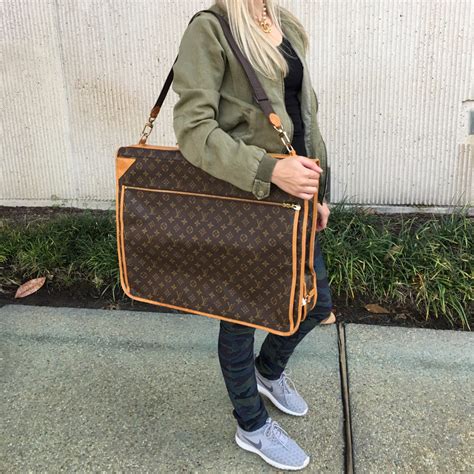 louis vuitton leather suit bag|louis vuitton bottomless bag.